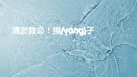 清淤救命！揚(yáng)子洲鄉(xiāng)市政管道遭堵塞，一場(chǎng)阻斷生命通道的危機(jī)悄然降臨！